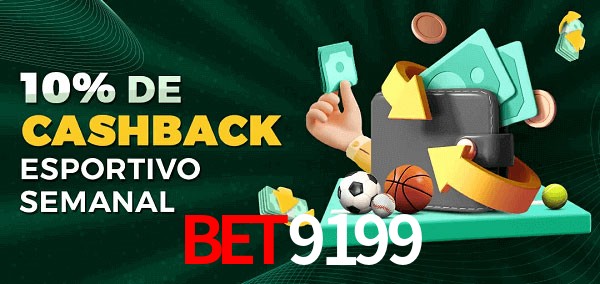 10% de bônus de cashback na BET9199